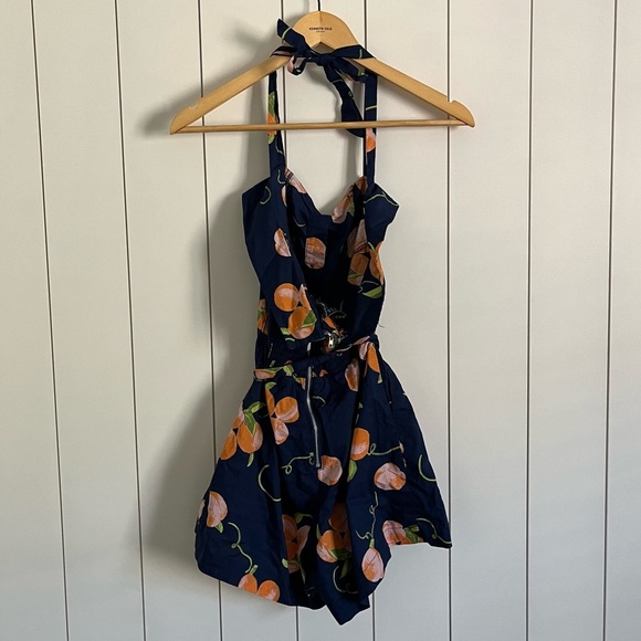 Modcloth Peach Halter Romper - Picture 5 of 5